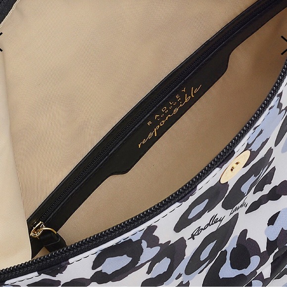 NWT Radley London 24/7 Leopard - Small Flapover Crossbody - Picture 10 of 11